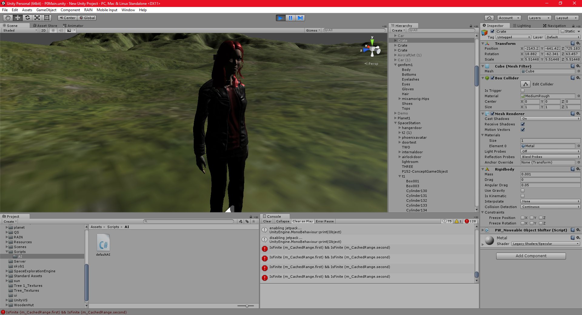 P0-P-172: Part 51: Terrain Textures, Ai pathfinding