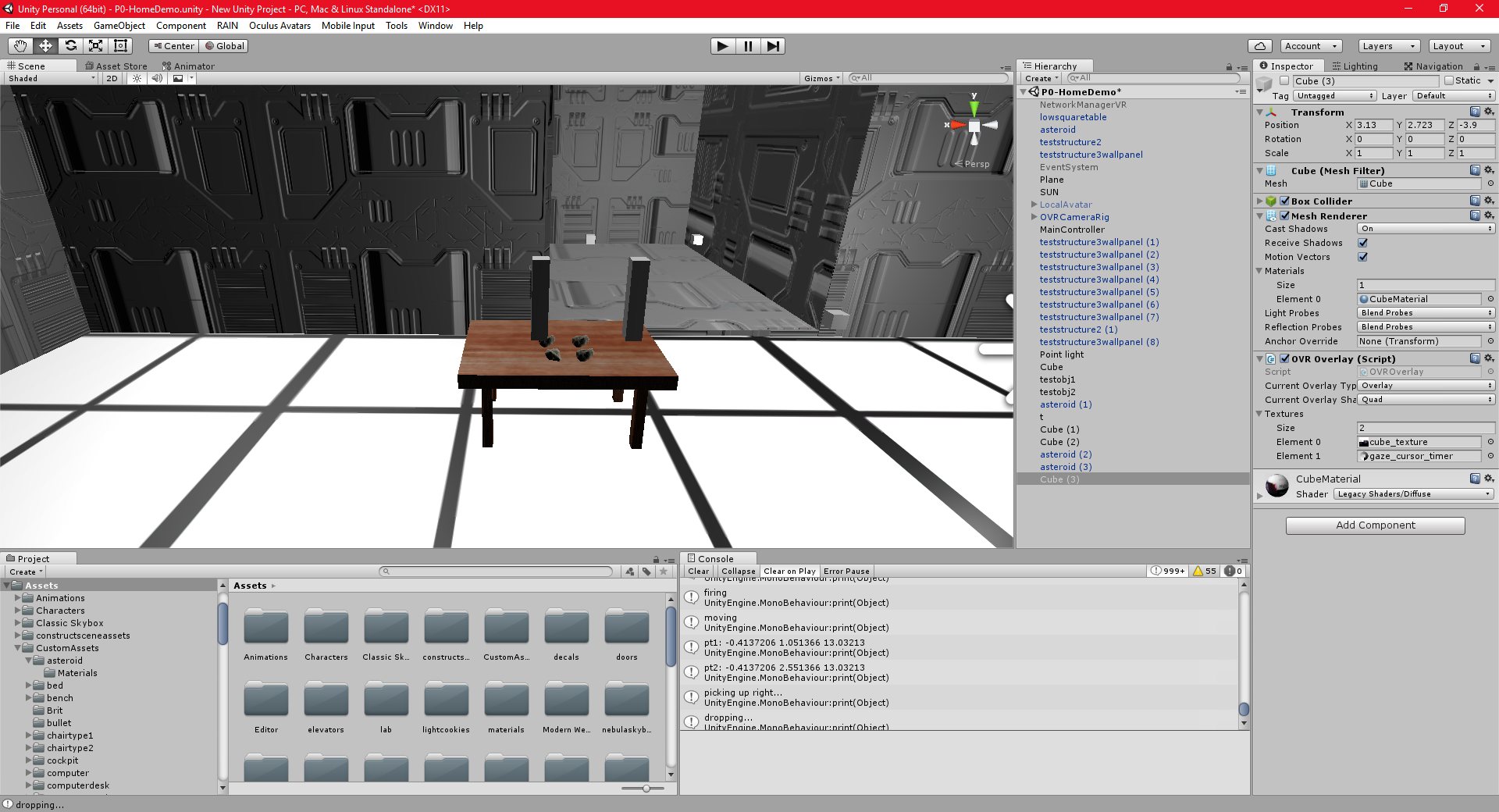 P0-P-172: Part 77: Oculus Touch Roomscale VR Demo